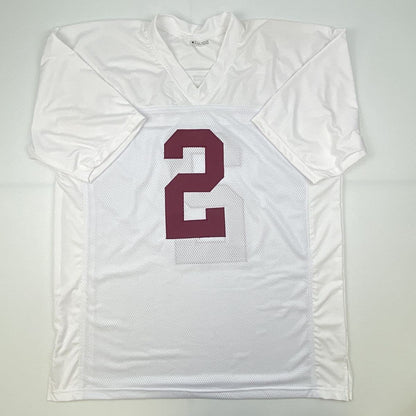 Autographed/Signed Patrick Surtain II Alabama White College Football Jersey JSA COA