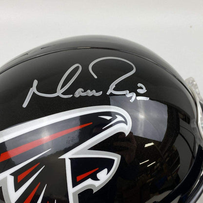 Autographed/Signed Matt Ryan Atlanta Falcons Full Size FS F/S Replica Football Helmet Fanatics COA