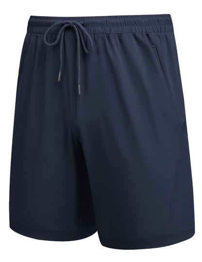 COOFANDY Men's 9" Sports Shorts Basketball Running Athletic Gym Workout Shorts Navy Blue