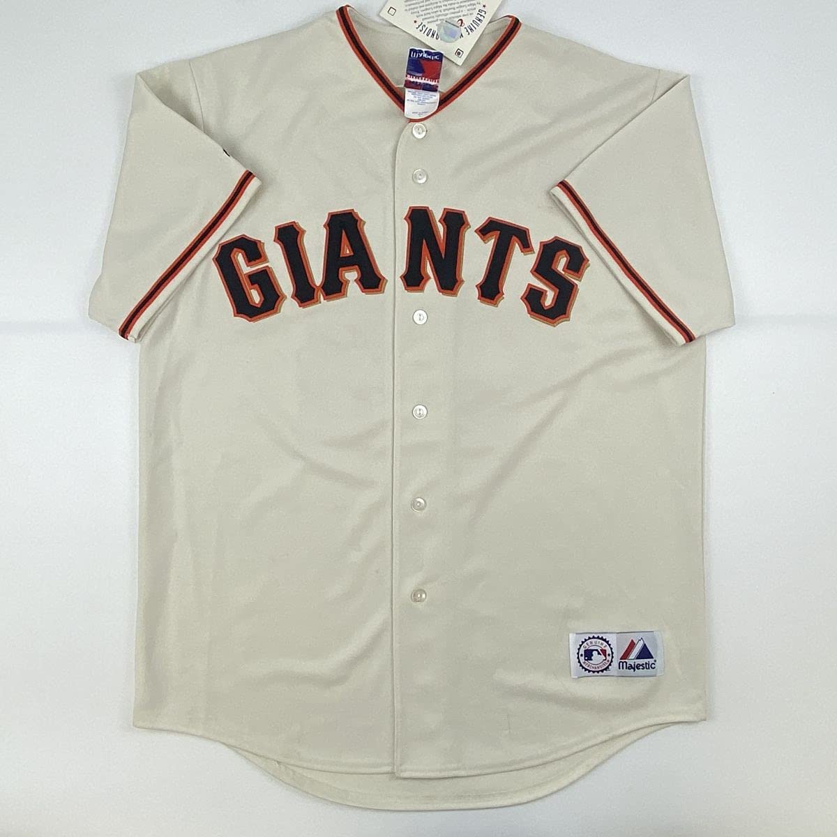 Autographed/Signed Willie McCovey San Francisco Cream Baseball Jersey JSA COA