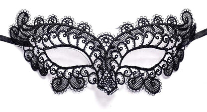 Black Cat Costume, Masquerade Mask, Lace Ears, Gloves, Tail, Choker Necklace