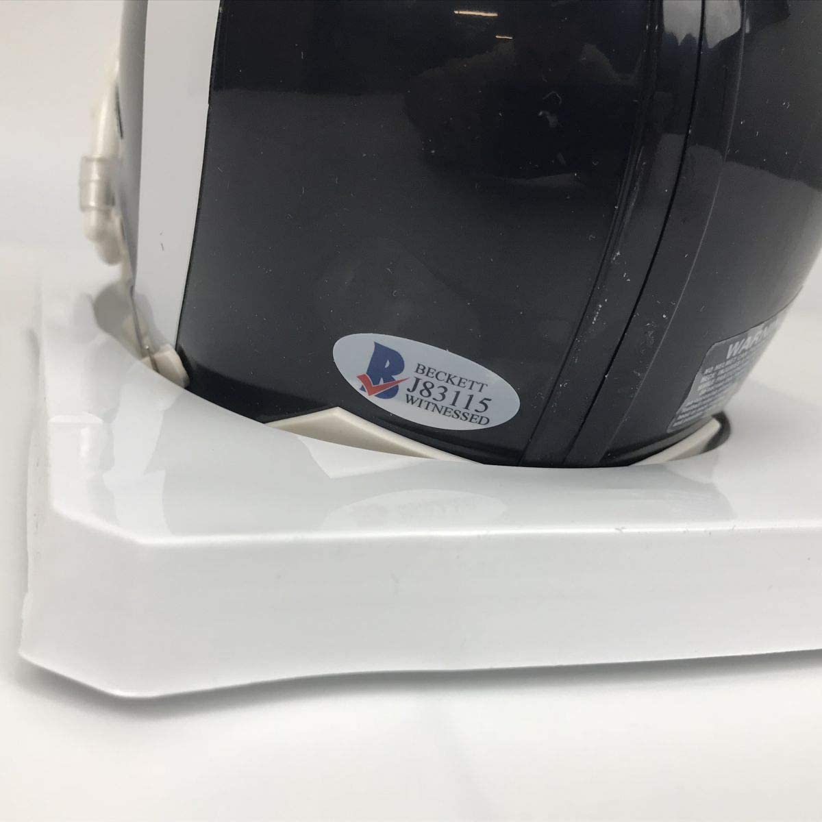 Autographed/Signed Todd Gurley II Los Angeles LA Rams Mini Football Helmet Beckett BAS COA Holo Only