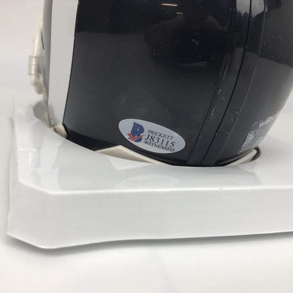 Autographed/Signed Todd Gurley II Los Angeles LA Rams Mini Football Helmet Beckett BAS COA Holo Only