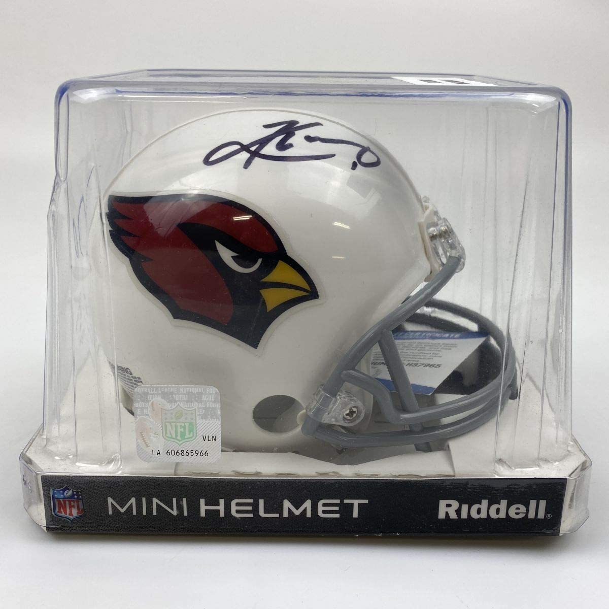 Autographed/Signed Kyler Murray Arizona Cardinals Football Mini Helmet Beckett BAS COA