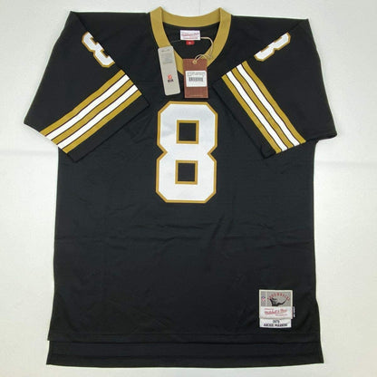 Autographed/Signed Archie Manning New Orleans Saints Authentic Mitchell & Ness Black Football Jersey Fanatics COA