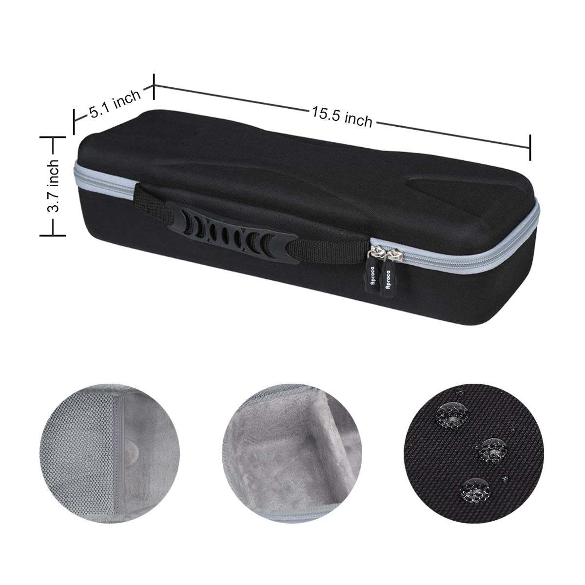 Aproca Hard Case: Brother ADS-1700W/1250W/1200W Scanner Travel Storage