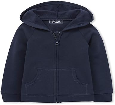 The Children's Place Baby Girls' and Toddler French Terry Zip Up Hoodie