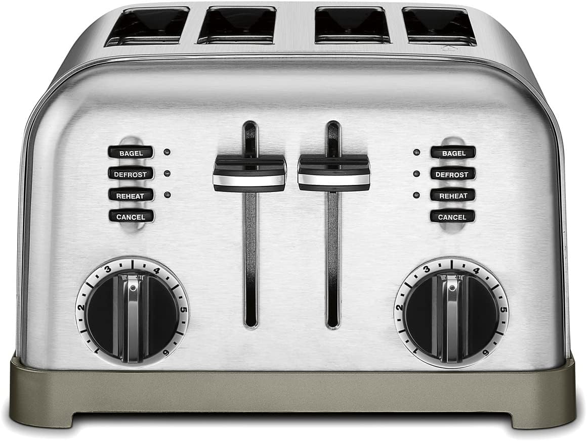 Cuisinart CRC-400 4 Cup Rice Cooker, Stainless Steel Exterior