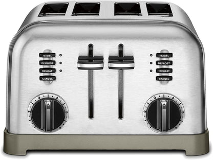 Cuisinart CRC-400 4 Cup Rice Cooker, Stainless Steel Exterior