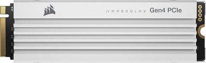 Corsair MP600 PRO LPX 2TB M.2 NVMe PCIe x4 Gen4 SSD - Optimized for PS5 (Up to 7,100MB/sec Sequential Read & 6,800MB/sec Sequential Write Speeds, High-Speed Interface, Compact Form Factor) Black