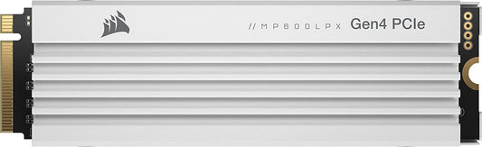Corsair MP600 PRO LPX 2TB M.2 NVMe PCIe x4 Gen4 SSD - Optimized for PS5 (Up to 7,100MB/sec Sequential Read & 6,800MB/sec Sequential Write Speeds, High-Speed Interface, Compact Form Factor) Black