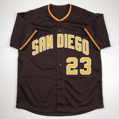 Autographed/Signed Fernando Tatis Jr. San Diego Brown Baseball Jersey JSA COA