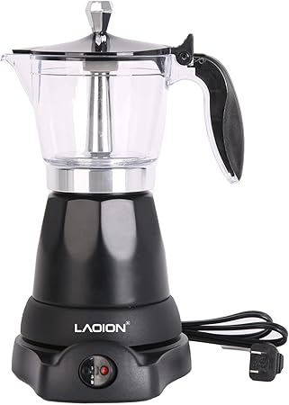 6 Cup Espresso Maker Coffee Maker | electric | Cuban, espresso, moka pot | detachable base, overheat protection | 300ml | home, travel | coffee gift