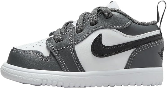 Jordan 1 Low Alt Baby/Toddler Shoes (DR9747-152, White/Iron Grey/Black)