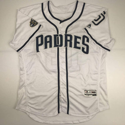Autographed/Signed Manny Machado San Diego White Baseball Jersey PSA/DNA COA