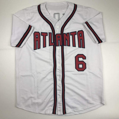 Autographed/Signed Bobby Cox HOF 14 Atlanta White Baseball Jersey JSA COA