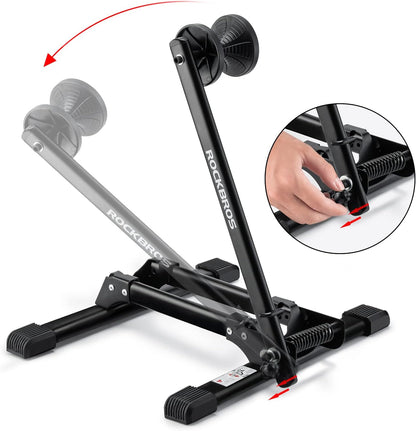 ROCKBROS Foldable Bike Stand Floor for 20” - 29” Wheels