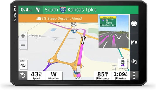 Garmin - dezl OTR800 8 inches GPS Truck Navigator - Black (Renewed)