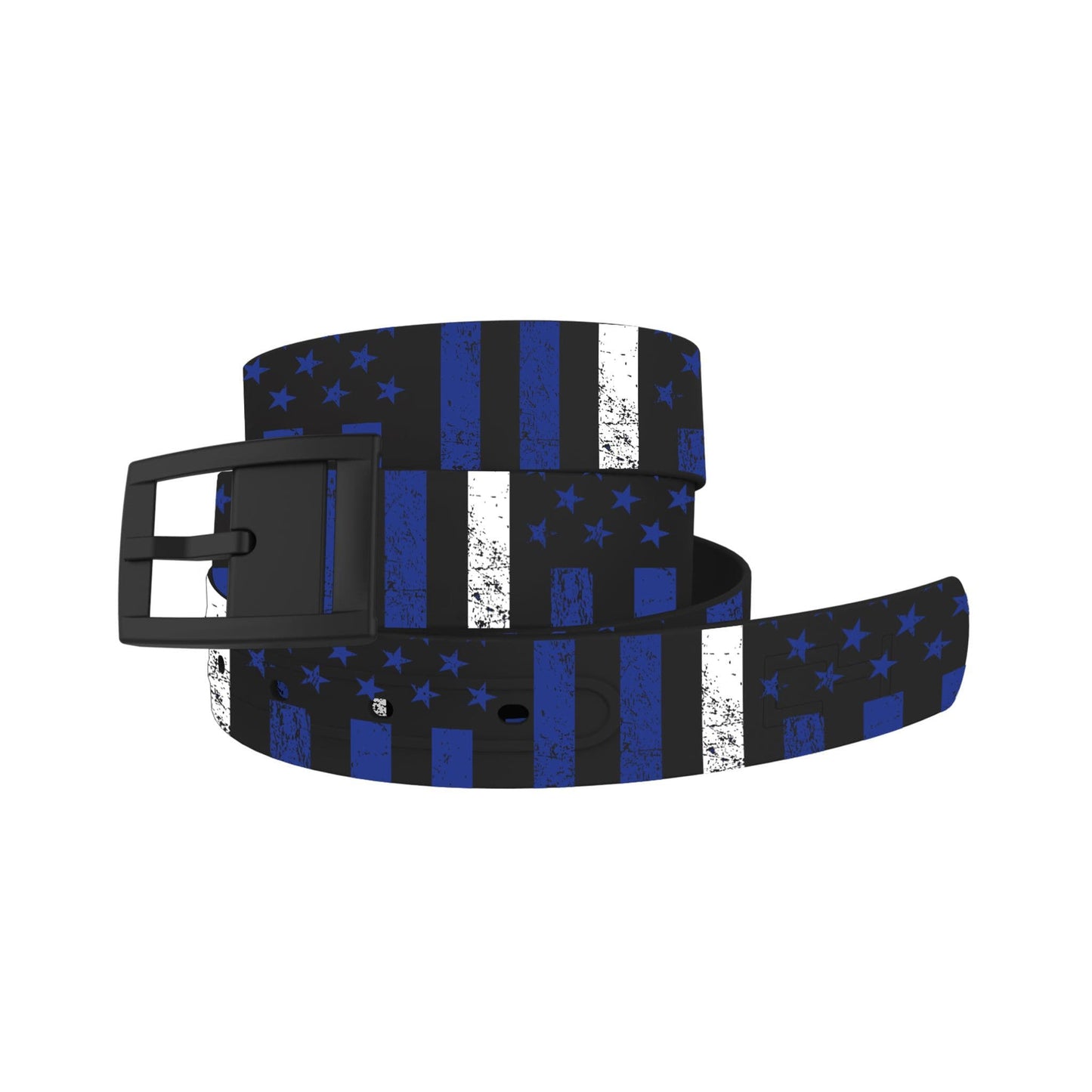 White Stripe Flag Belt