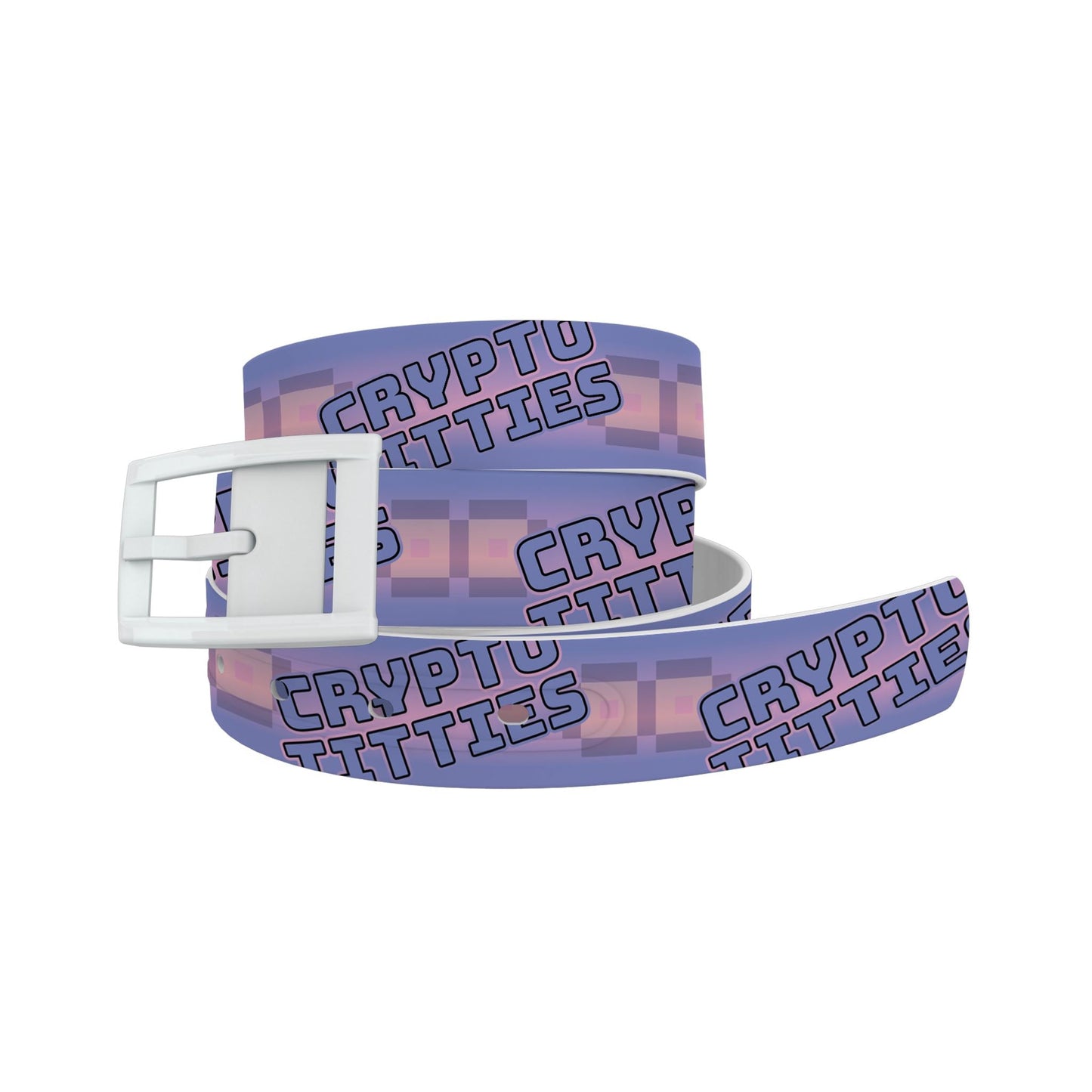 Crypto Titties - Purple Crypto Titties Logo Belt
