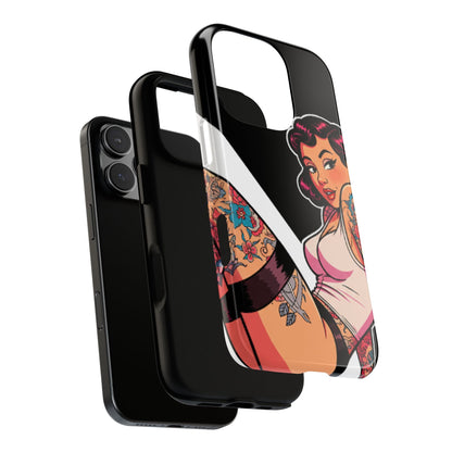 Vintage Tattoo Beauty Tough Phone Case