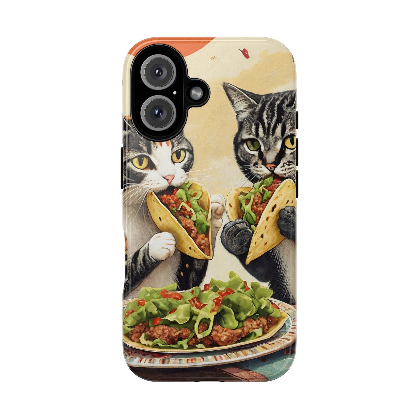 Funny Taco Cat Tough Phone Case
