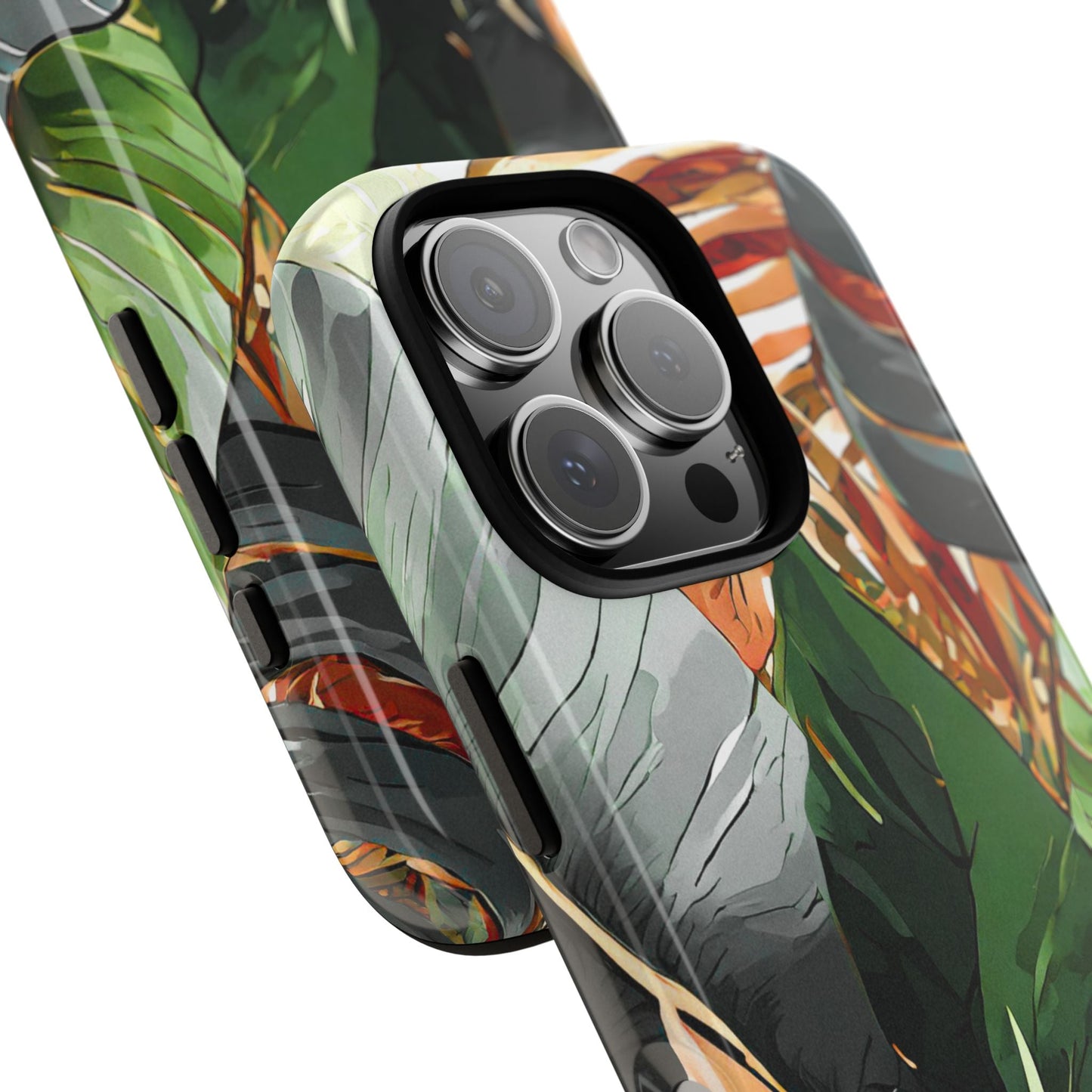 Tropical Leaf Tough Phone Case
