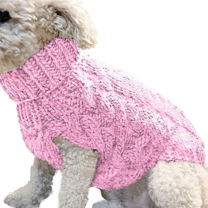 Dog Winter Warm Knit Sweater