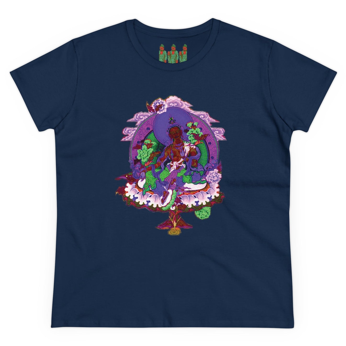 Buddha Pastel Sketch Women's Cotton Tee