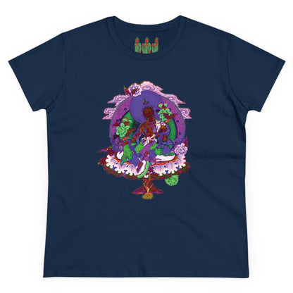 Buddha Pastel Sketch Women's Cotton Tee