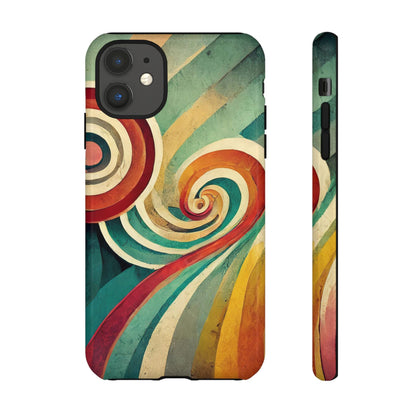 Colorful Swirl Tough Phone Case