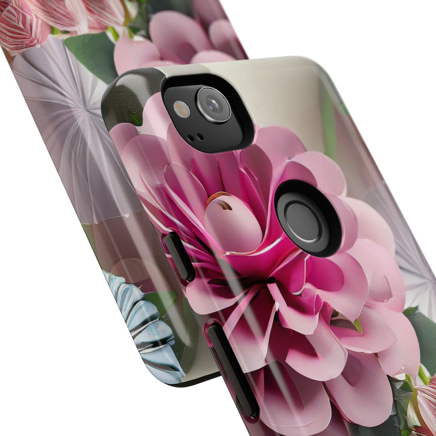 Elegant Paper Flowers Tough Phone Case
