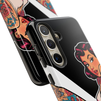 Vintage Tattoo Beauty Tough Phone Case
