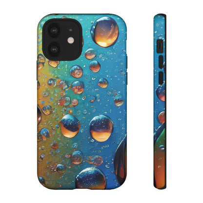 Colorful Water Droplets Tough Phone Case
