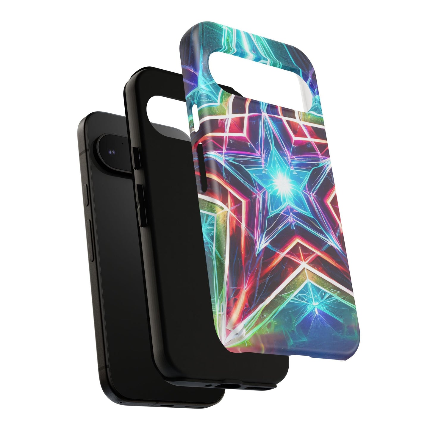 Neon Light Stars Tough Phone Case