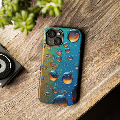 Colorful Water Droplets Tough Phone Case