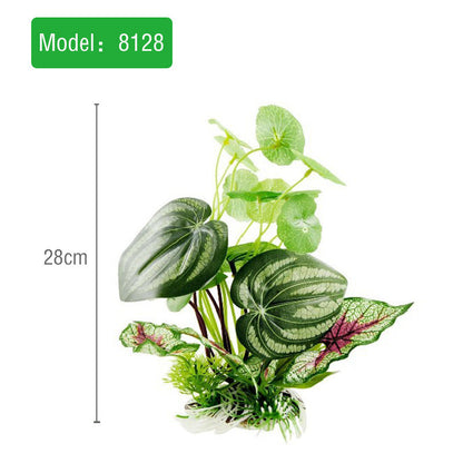 Weighted Artificial Terrarium & Aquarium Plant Decor