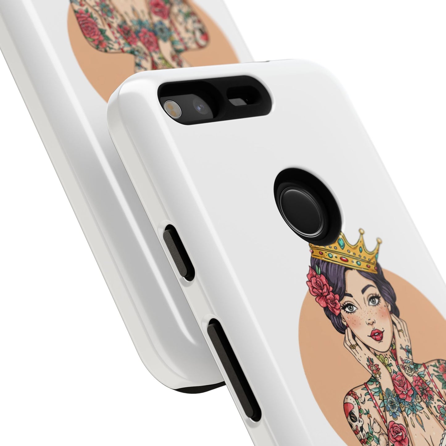 My Crown Never Falls Tattooed Girl Tough Phone Case