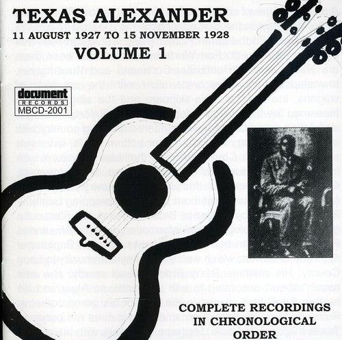 Texas Alexander - 1927-1928 1 [CD]