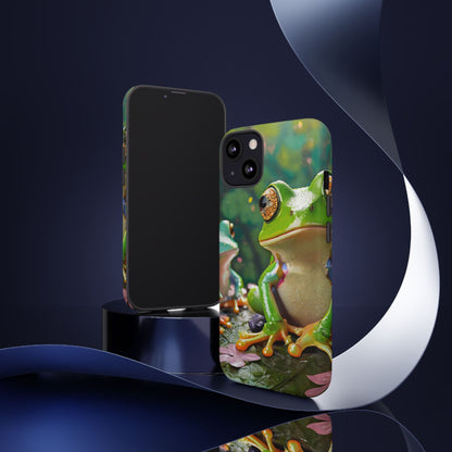 Someone Watching Colorful Frog Tough Phone Case