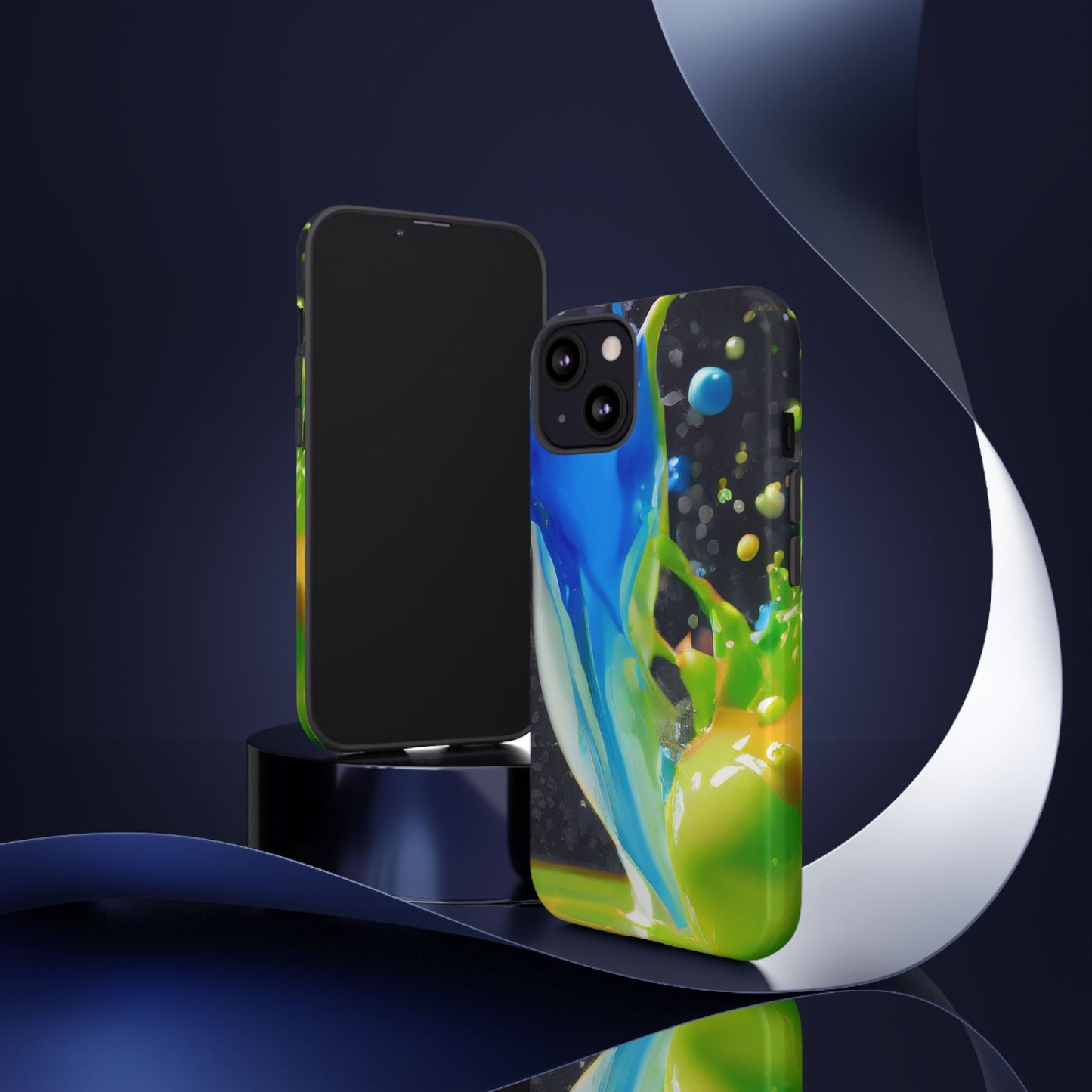 Vibrant Paint Splash Phone Case - Tough & Stylish Protection