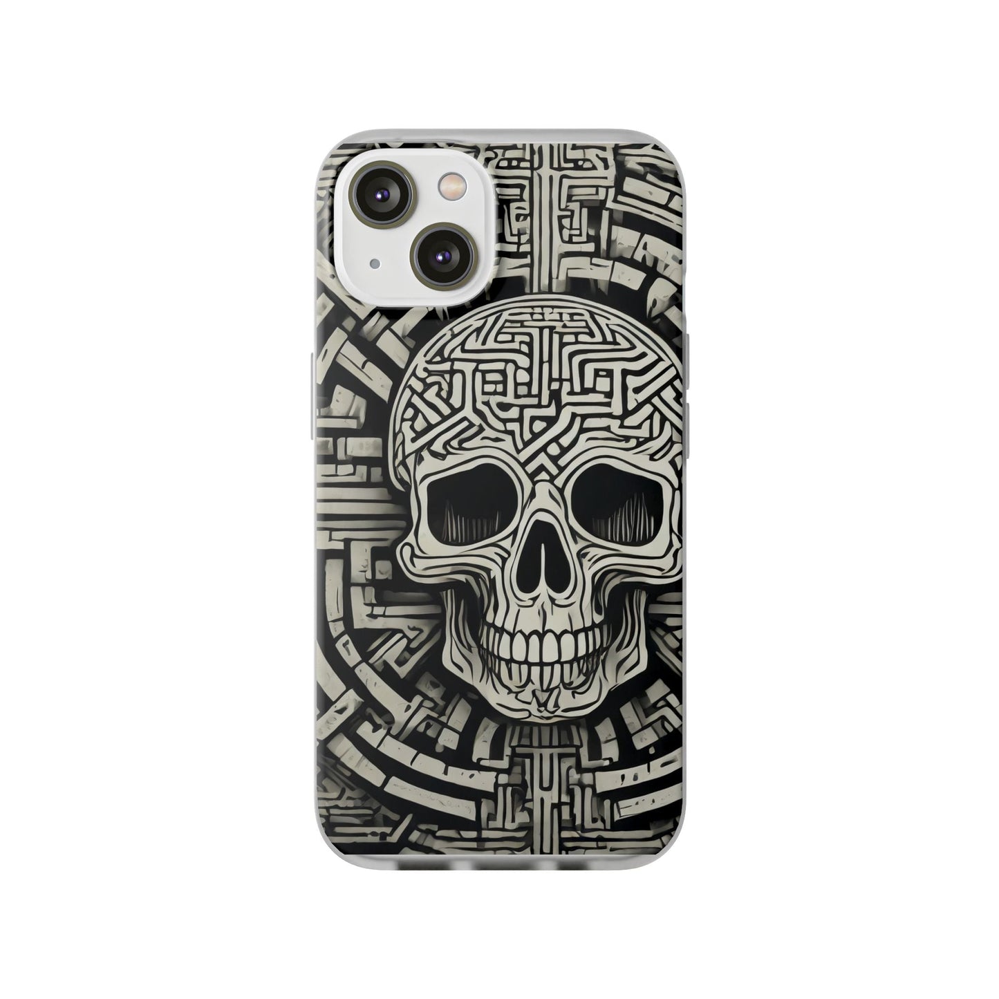 Gothic Skull Maze Flexi Case