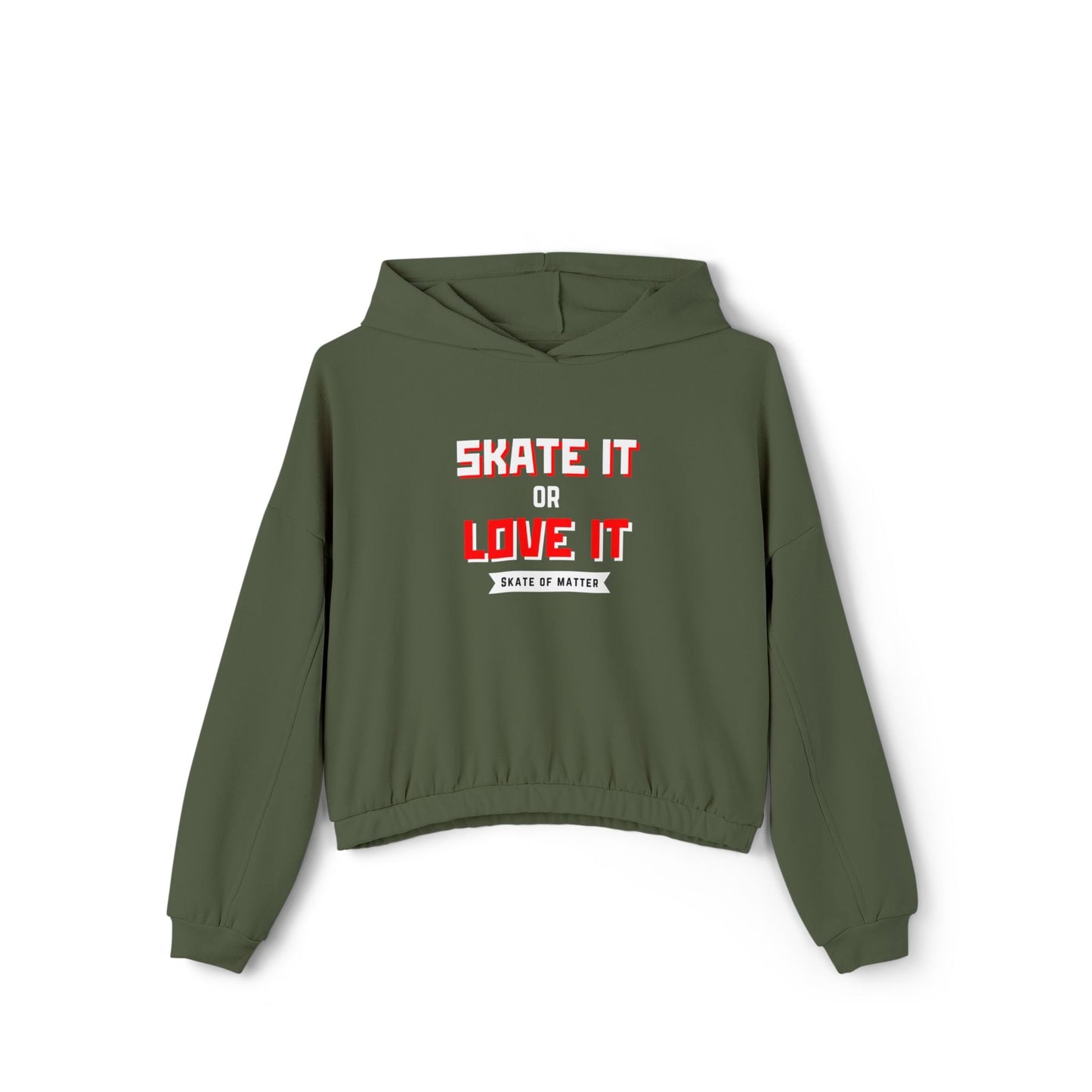 Women’s Cropped Skate it or Love It Hoodie