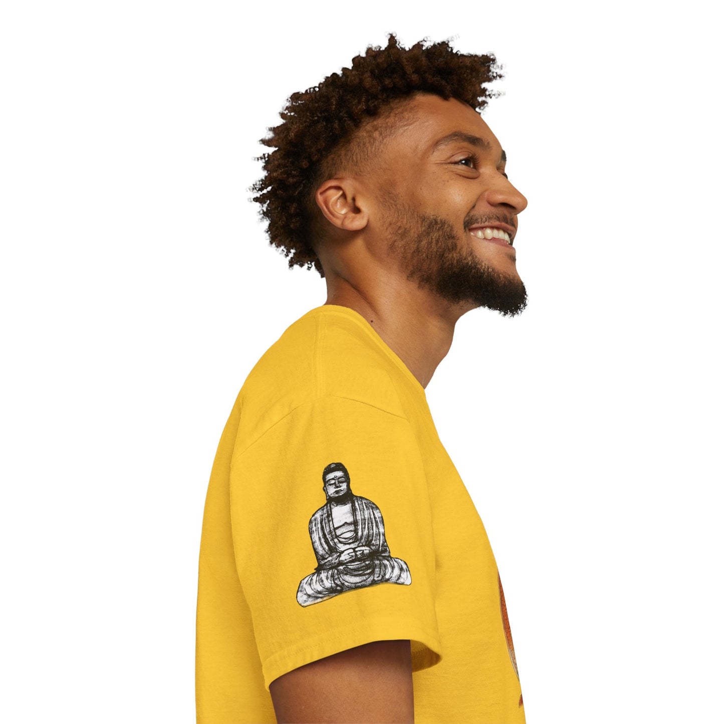 Fine Art Buddha Oil Paint Print Unisex Ultra Cotton Tee