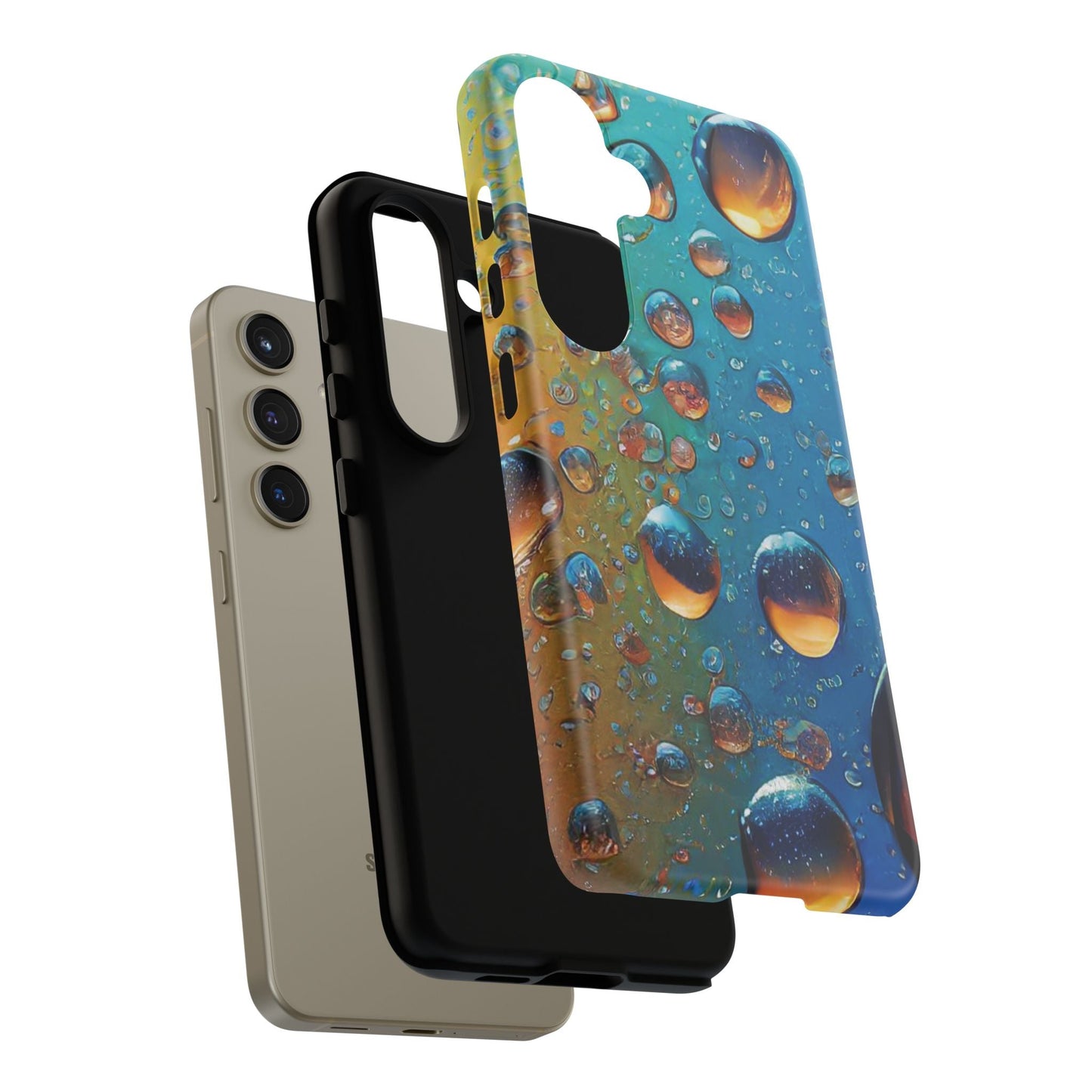 Colorful Water Droplets Tough Phone Case