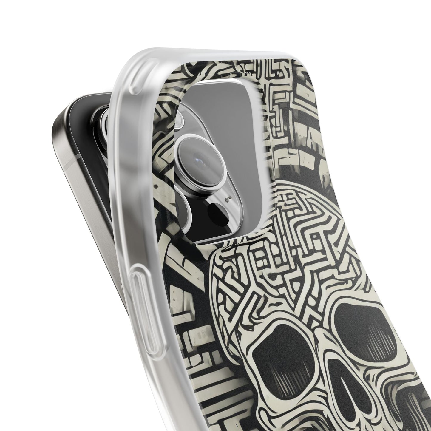 Gothic Skull Maze Flexi Case