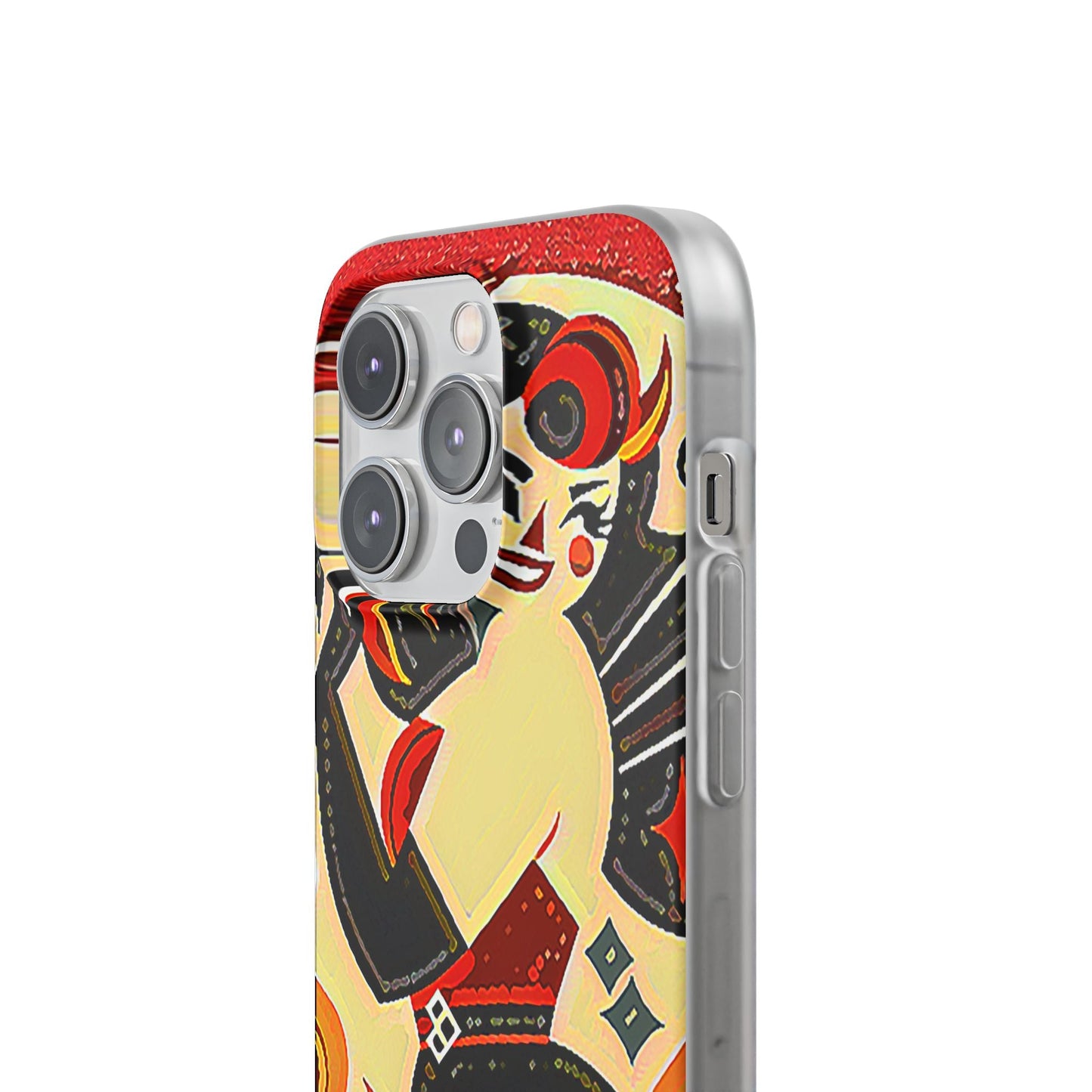 Red & Black Female Devil Flexi Phone Case