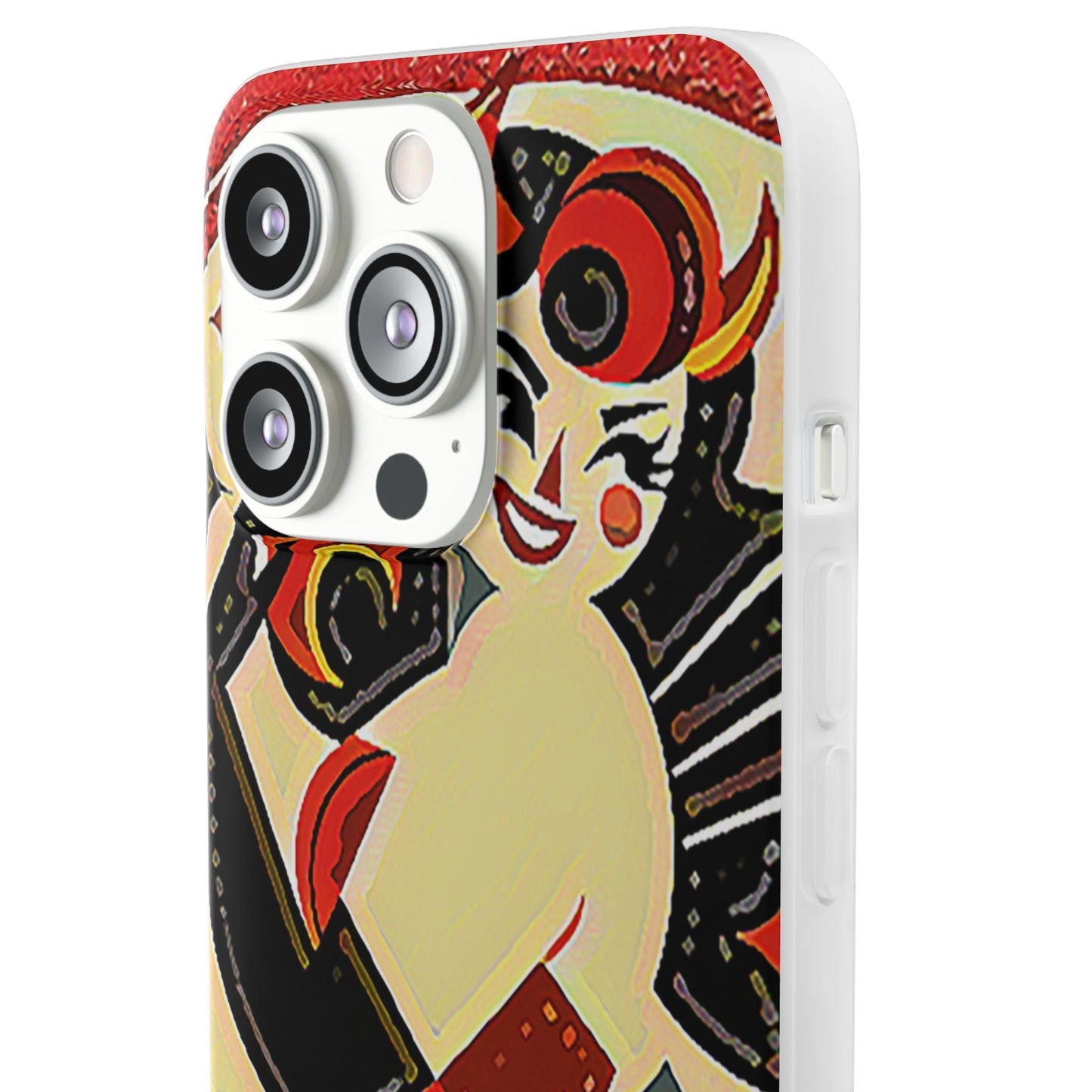 Red & Black Female Devil Flexi Phone Case