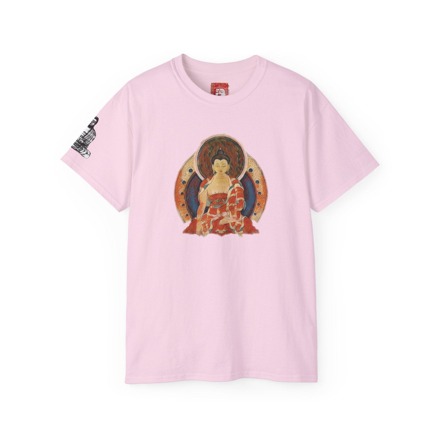 Fine Art Buddha Oil Paint Print Unisex Ultra Cotton Tee