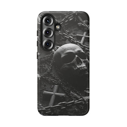 Gothic Skull Tough Phone Case